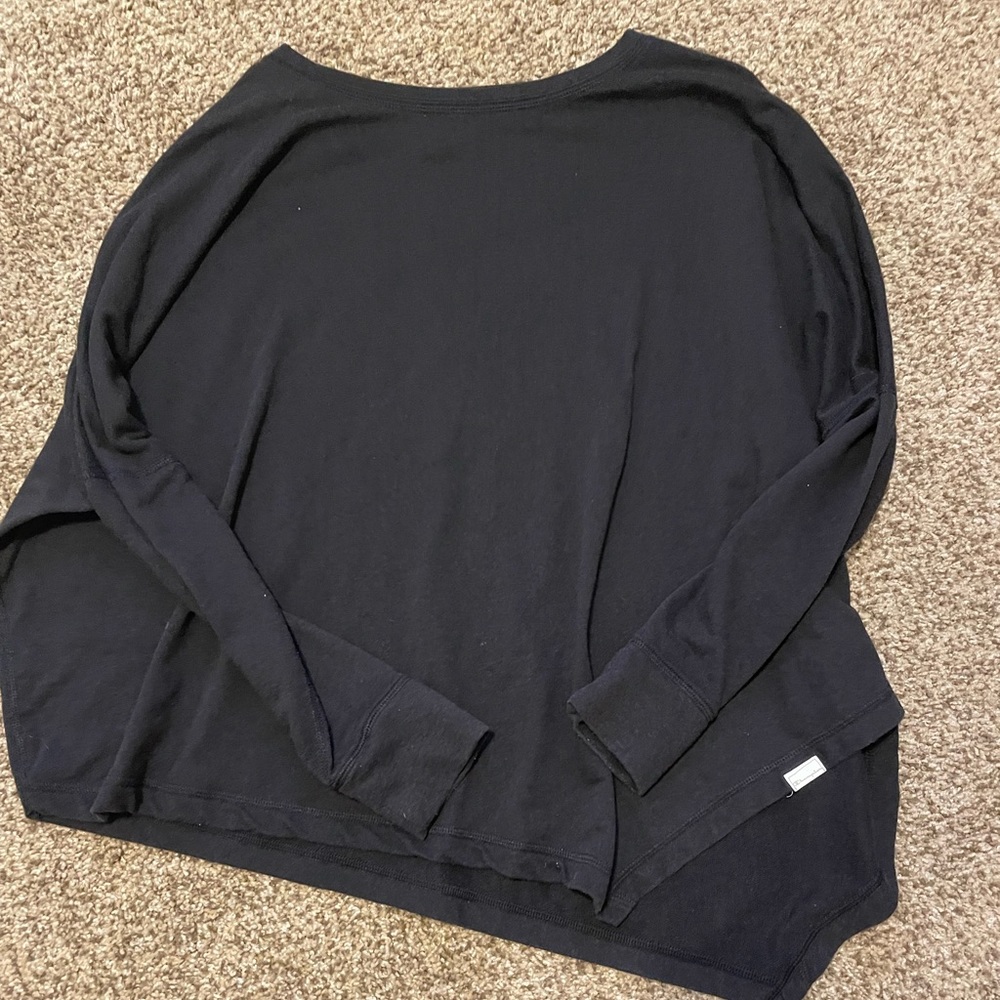 Asymmetrical champion crew neck